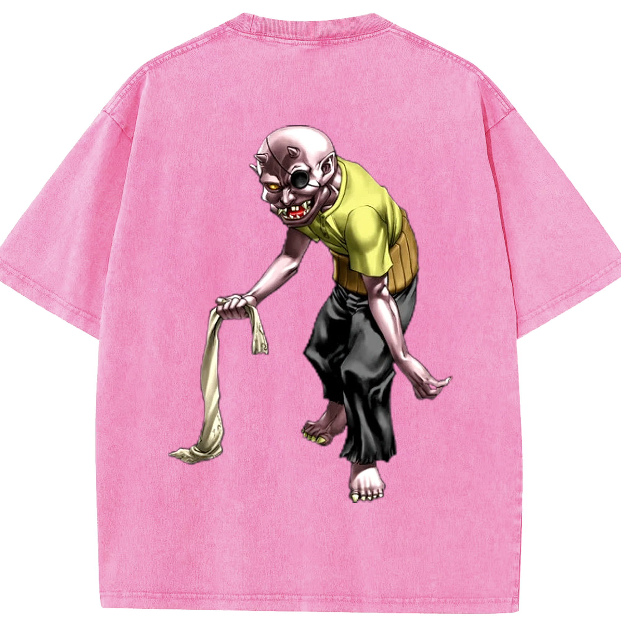 （画像用） 遊☆戯☆王 Yu-Gi-Oh! 綿100% ヴィンテージ風 半袖Tシャツ（背面プリント）